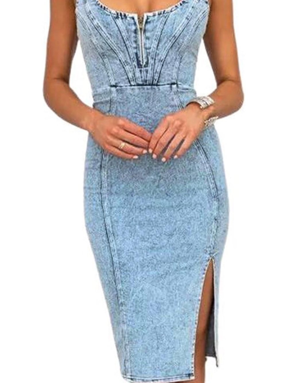 utcoco Denim Dress
